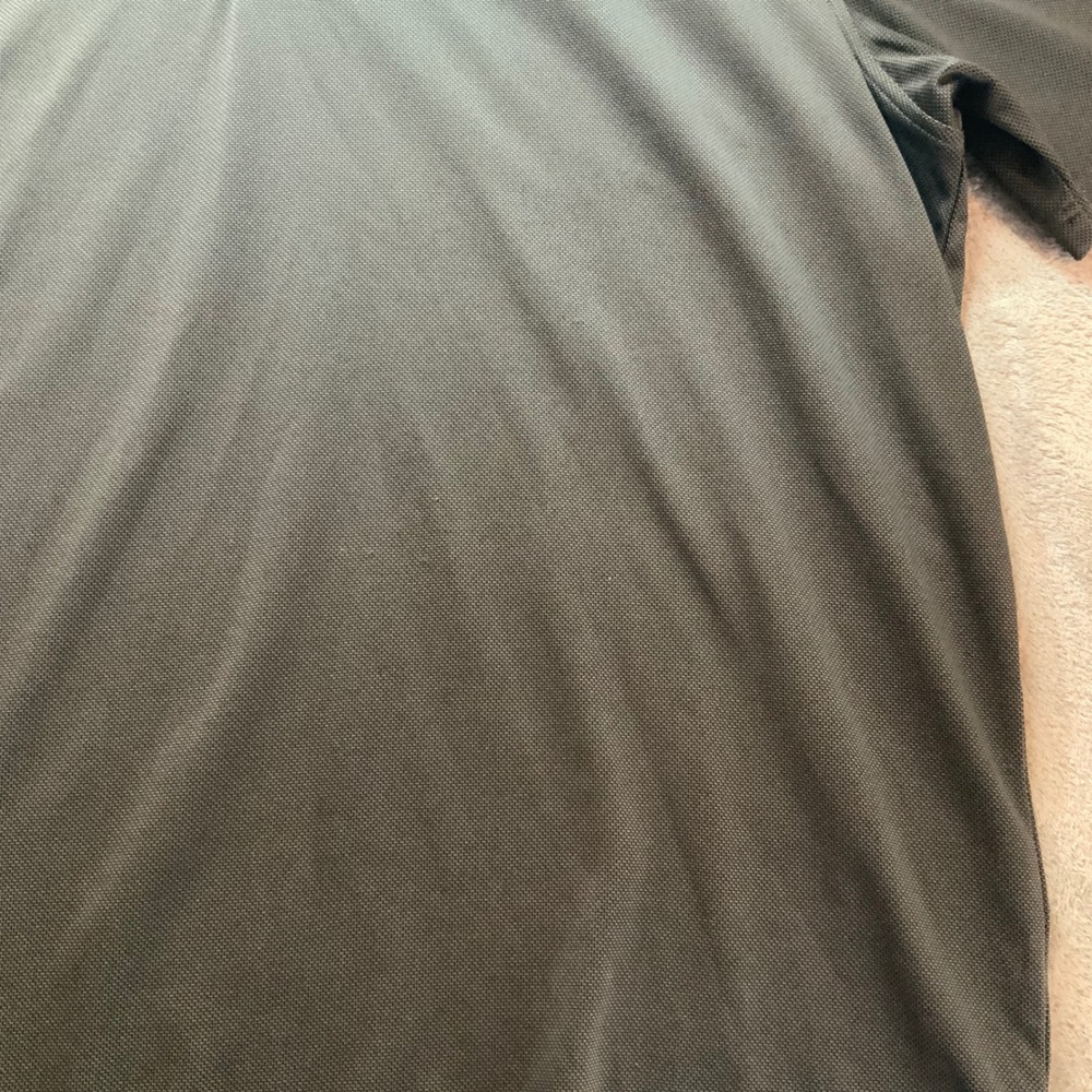 Greg Norman Play Dry Mens Polo Shirt XXXL Charcoal Gray Black Collar Golf Shark - Picture 8 of 10